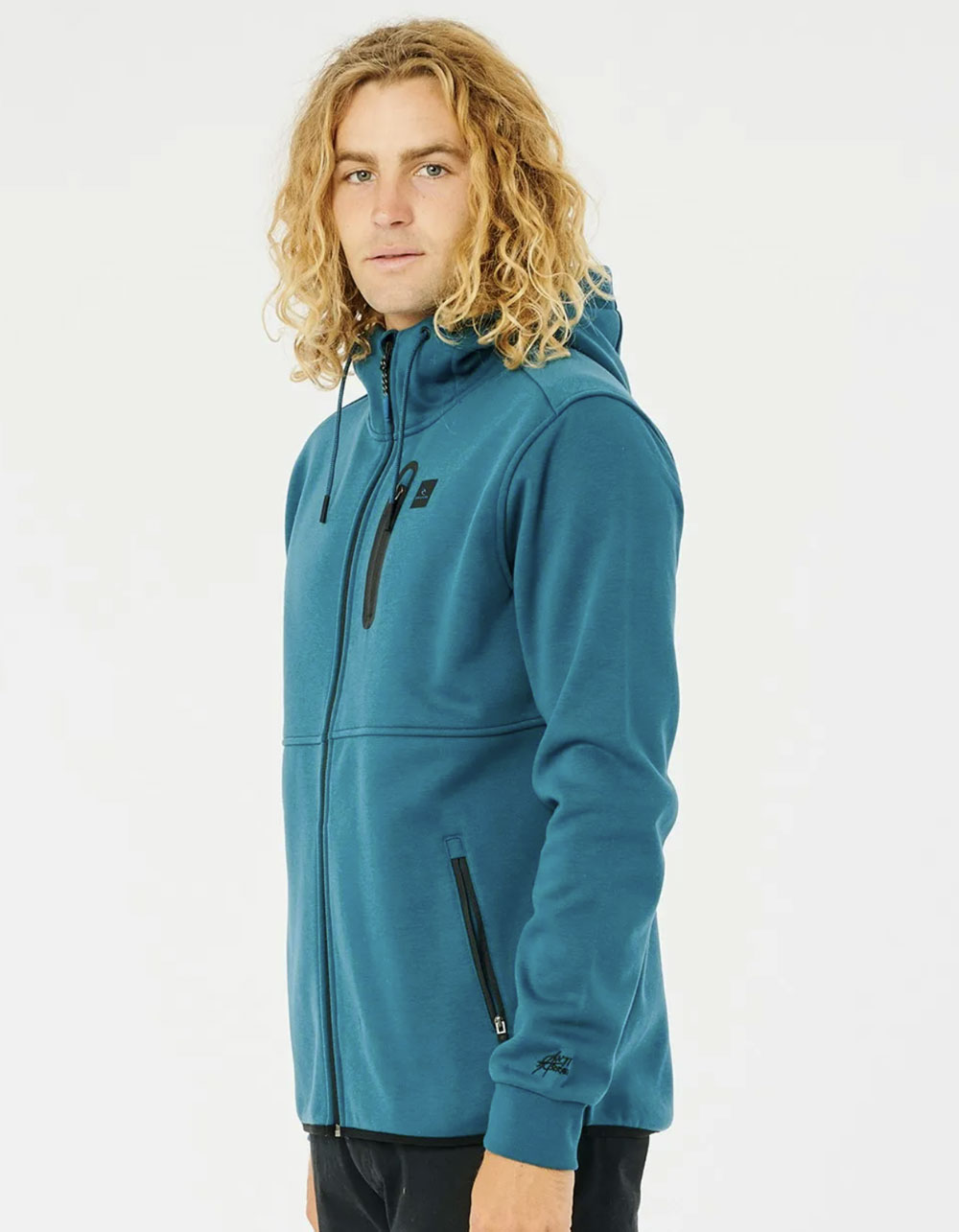 RIP CURL Departed AntiSeries Mens Fleece Jacket BLUE Tillys