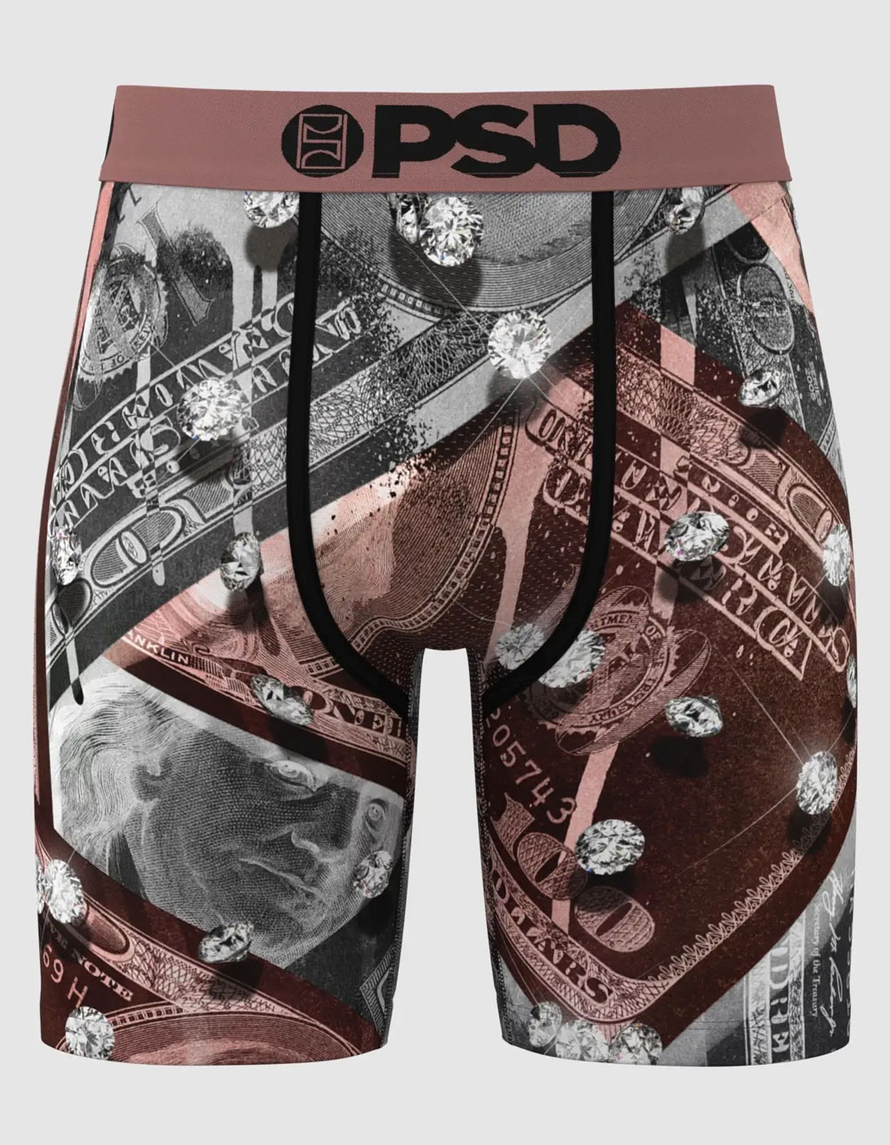 PSD Chrome Belt Mens Boxer Briefs - MULTI