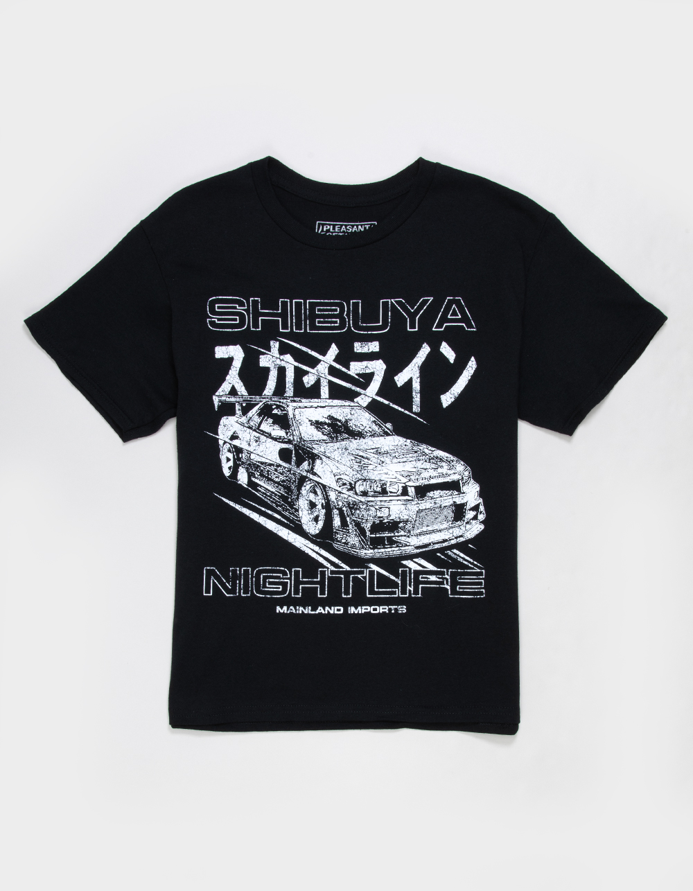 PLEASANT GETAWAY Mainland Boys Tee - BLACK