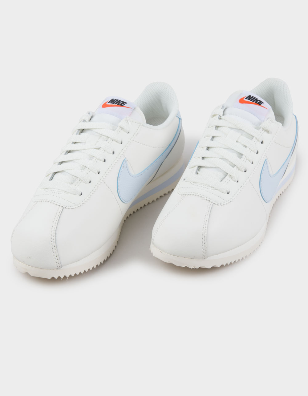 NIKE Cortez Womens Shoes - WHITE/BLUE