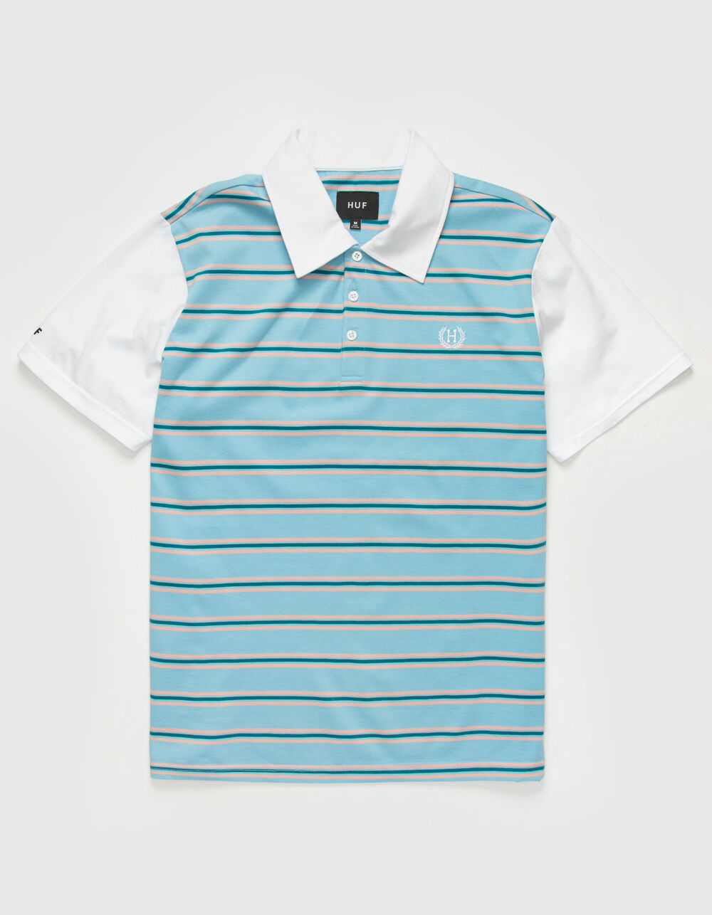 HUF Augusta Mens Polo Shirt - LIGHT BLUE | Tillys