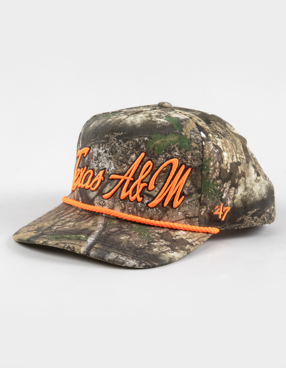 47 BRAND Texas A&M Overhand Script '47 Hitch Snapback Hat - CAMO