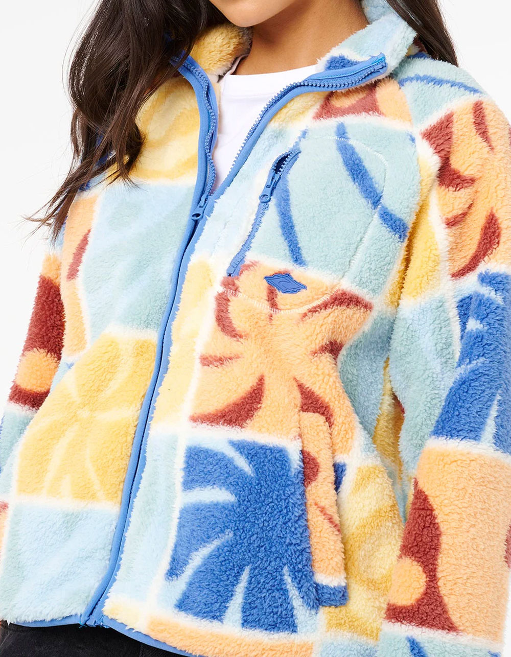 RIP CURL Artist of the Search Ty Williams Womens Polar Fleece Jacket - MULTI