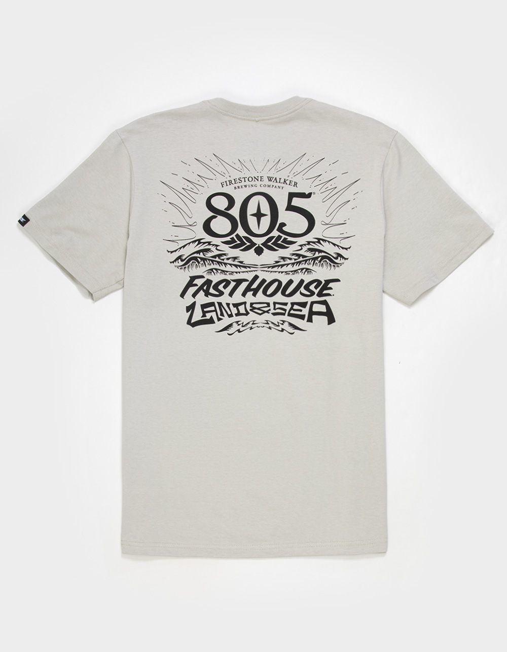 FASTHOUSE x 805 Land & Sea Mens Tee - LIGHT GRAY