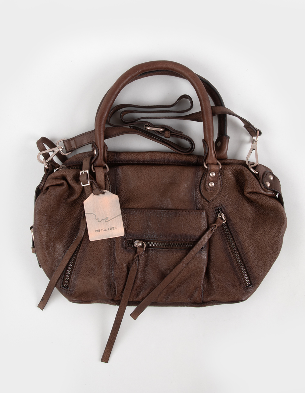 FREE PEOPLE We The Free Baby Emerson Bag - CHOCOLATE