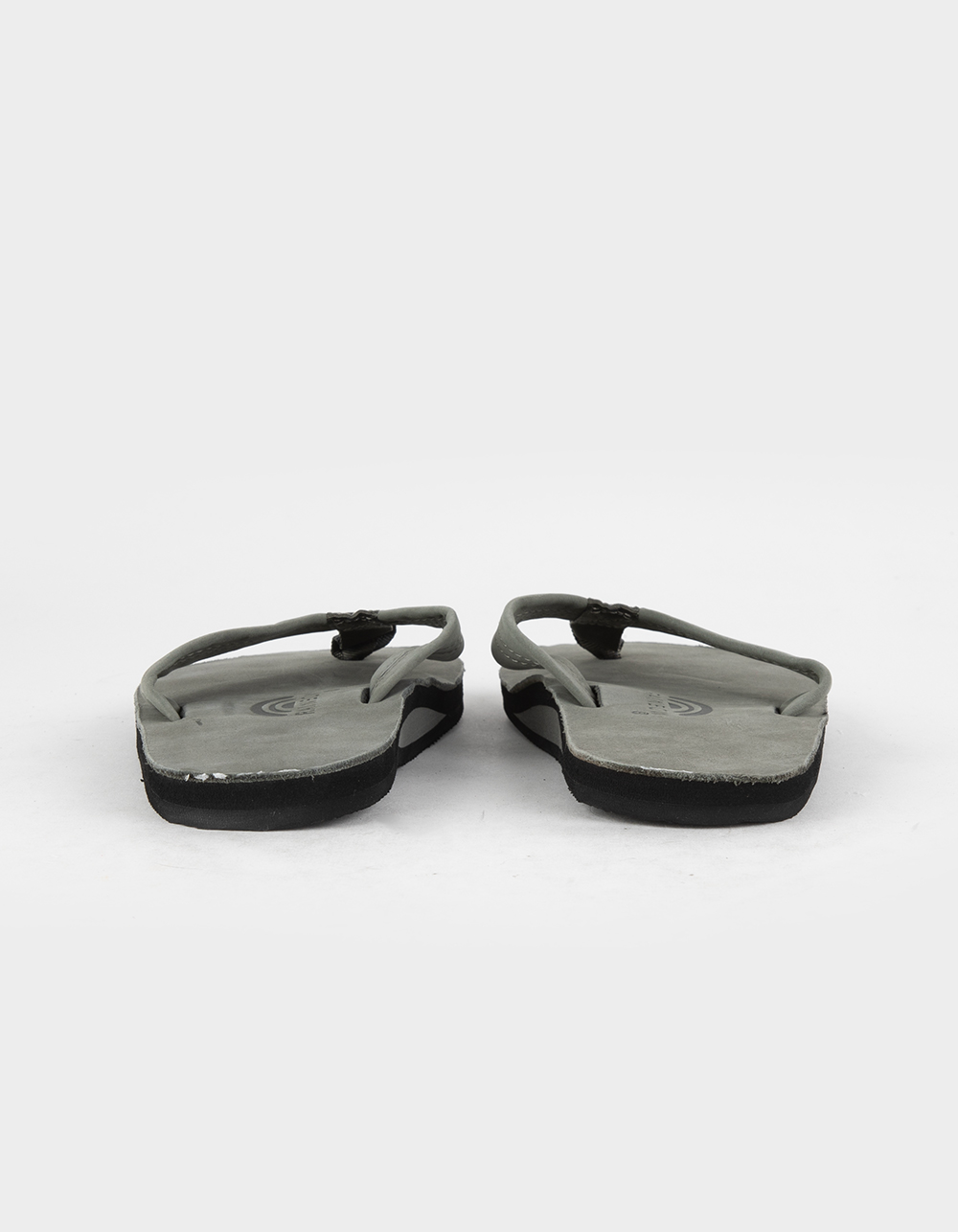 RAINBOW Premier Leather Mens Flip Flops - LIGHT GRAY