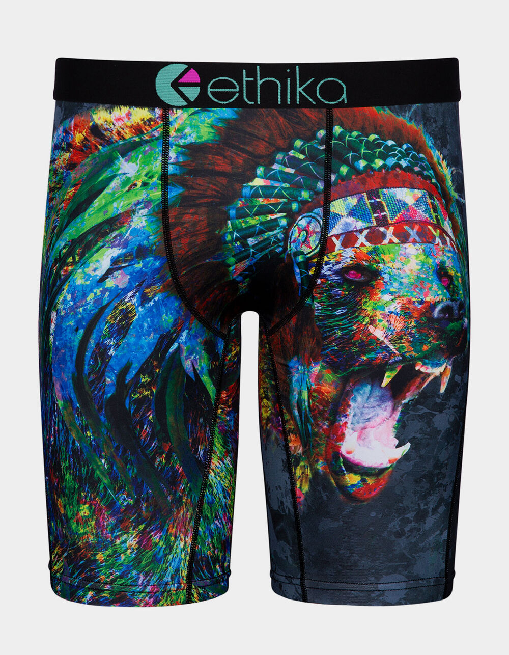 ETHIKA Native Grizzly Staple Boys Boxer Briefs BLACK COMBO Tillys