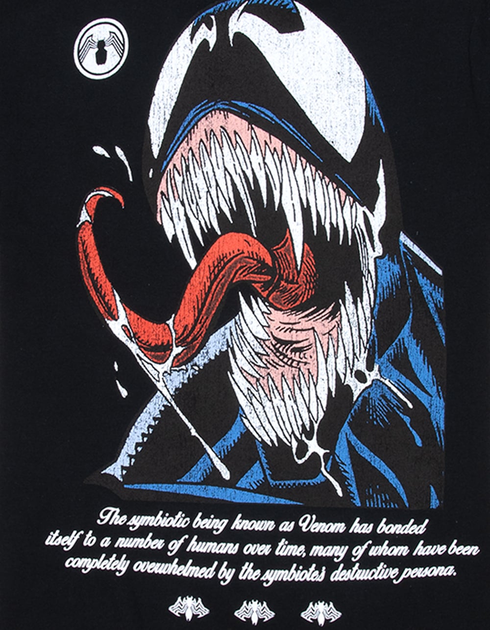 CVLA x Marvel Venom Rebel Boys Tee - BLACK