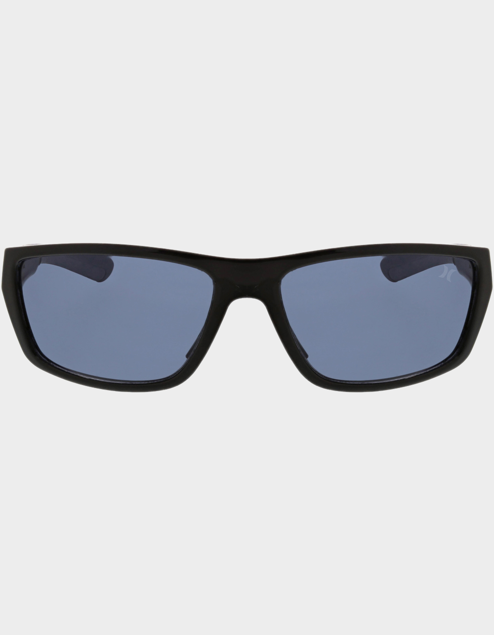 HURLEY Polarized Wrap with Rubber Nosepads Sunglasses - BLACK