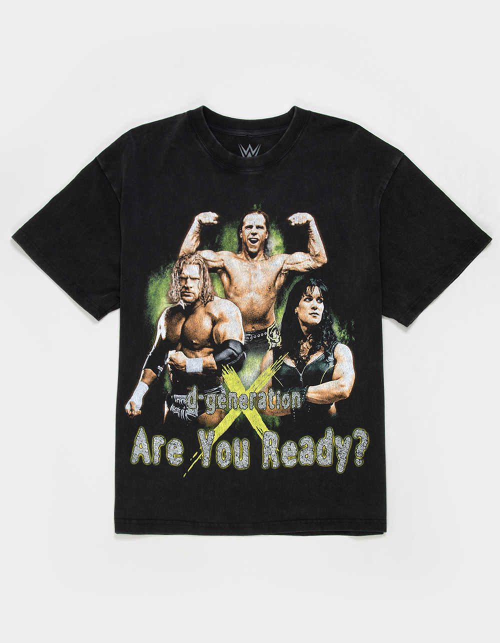 WWE D-Generation X Call Somebody Mens Tee - WASHED BLACK