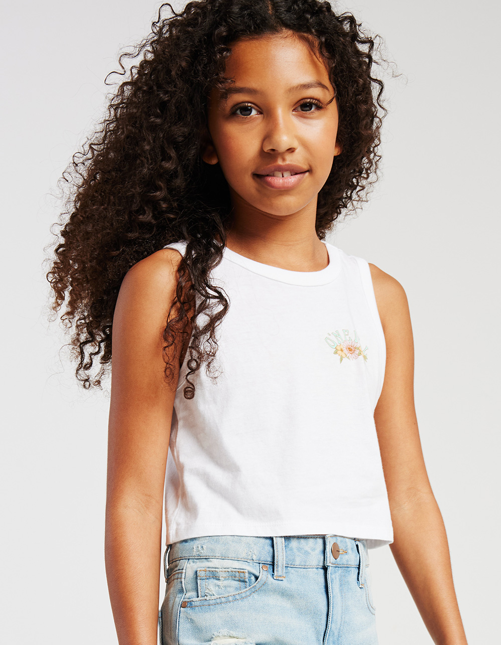 O'NEILL Backyard Girls Tank Top - WHITE