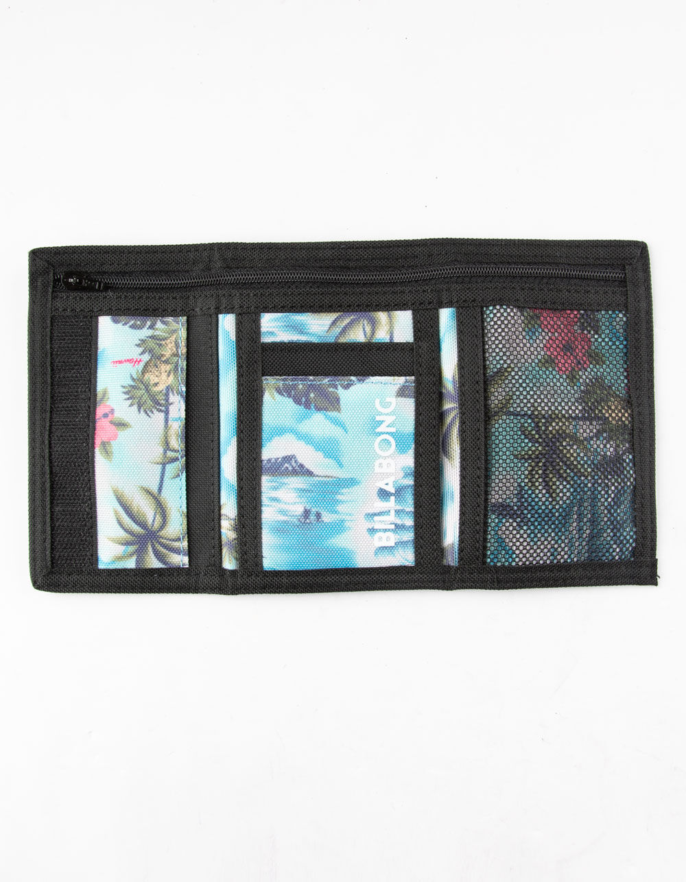 BILLABONG Bux Trifold Velcro Wallet MULTI Tillys