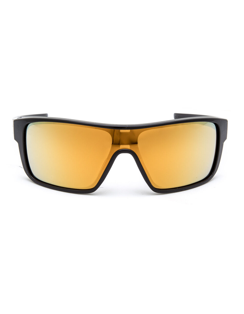 OAKLEY Straightback Polished Black & 24K Iridium Sunglasses image number 1