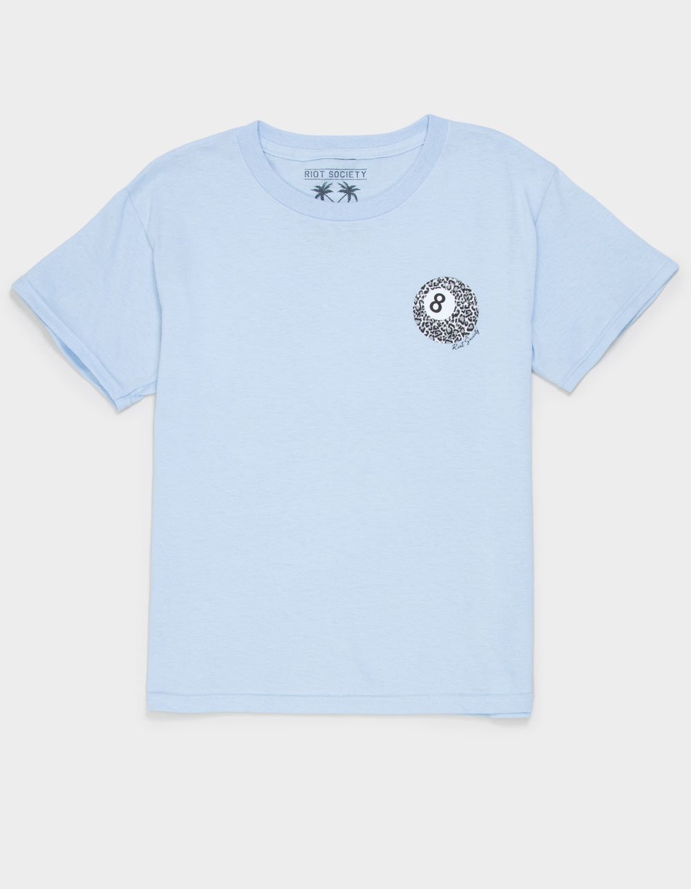 RIOT SOCIETY 8 Ball Girls Boyfriend Tee - BLUE