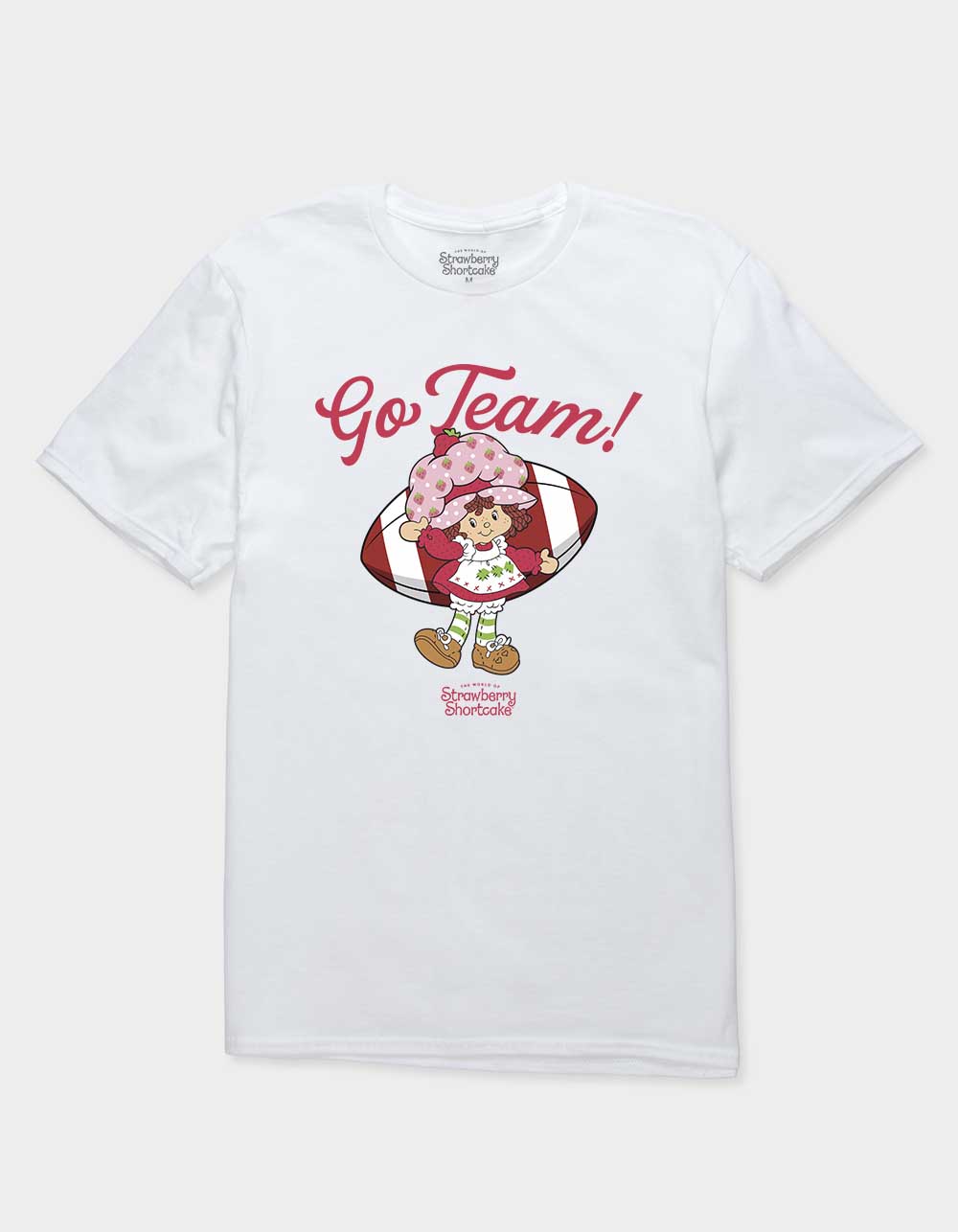 STRAWBERRY SHORTCAKE Go Team Unisex Tee - WHITE