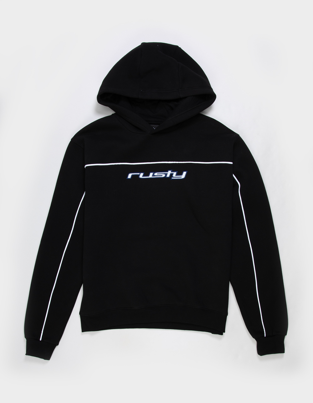 RUSTY Quick Trigger Mens Hoodie - BLACK
