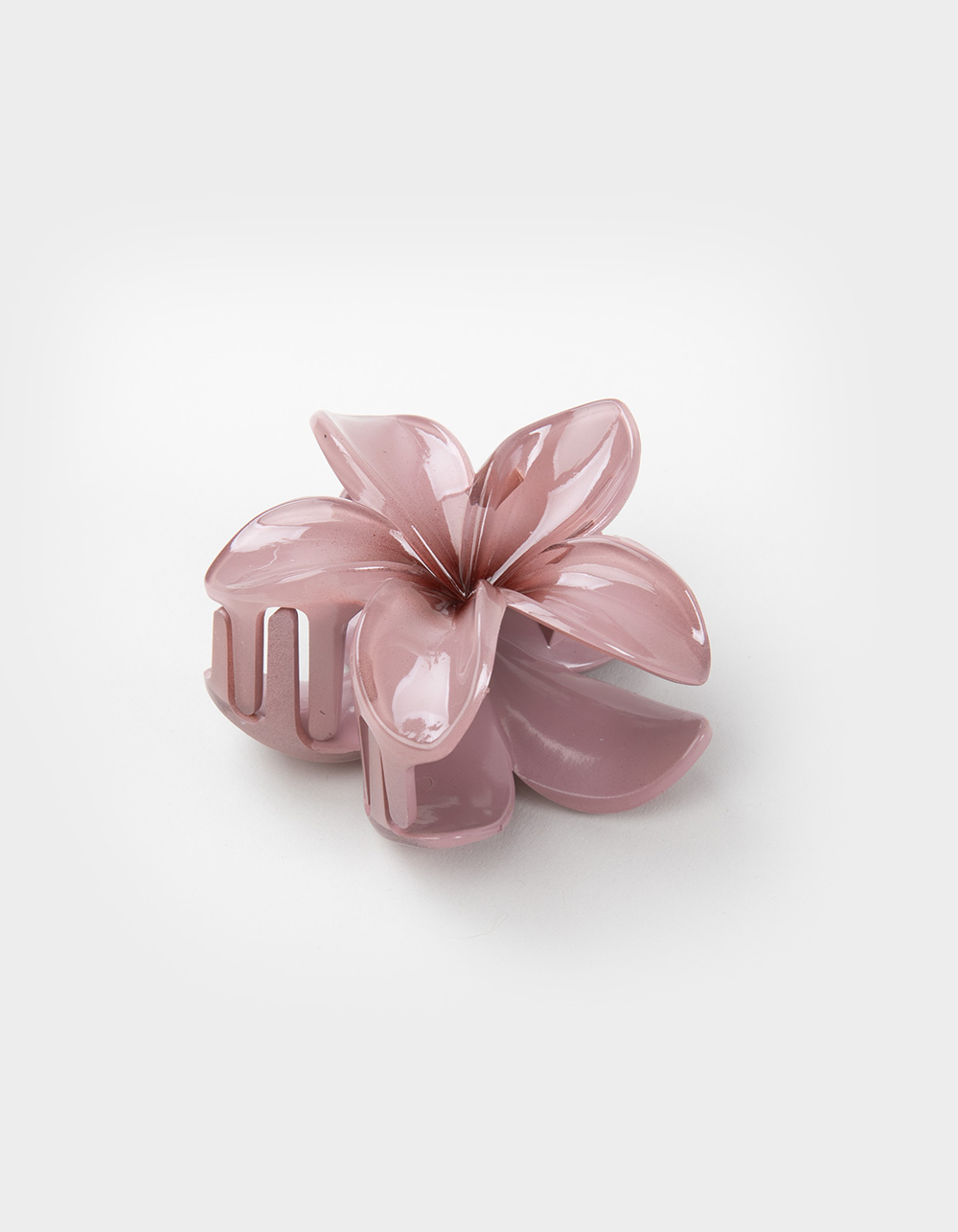 FULL TILT Hawaiian Floral Claw Hair Clip - MAUVE