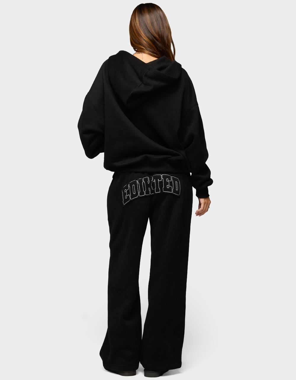 Edikted Forever Sweatpants - BLACK