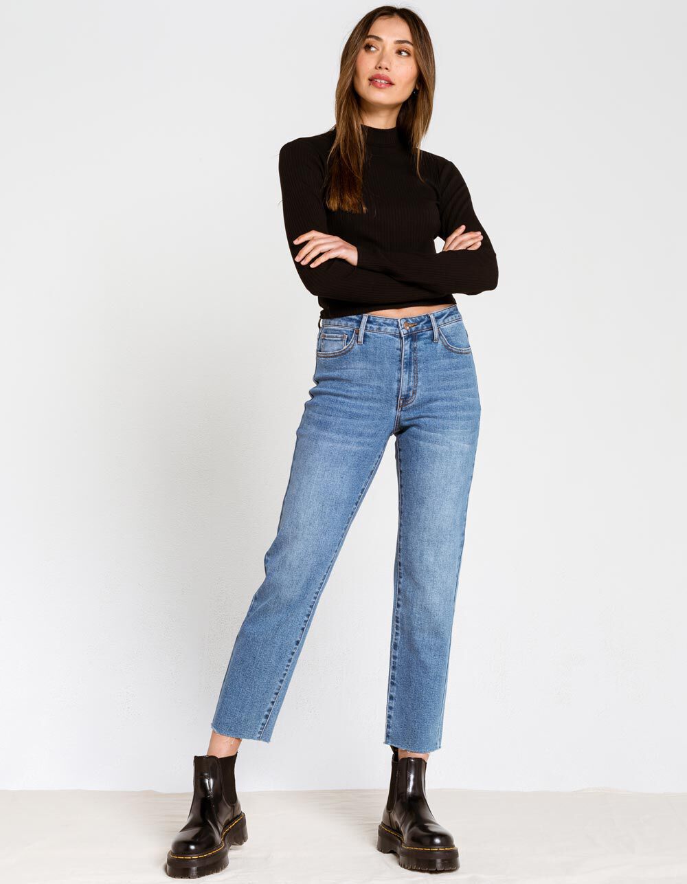 RSQ Womens Straight Leg Jeans - RETRO BLUE | Tillys