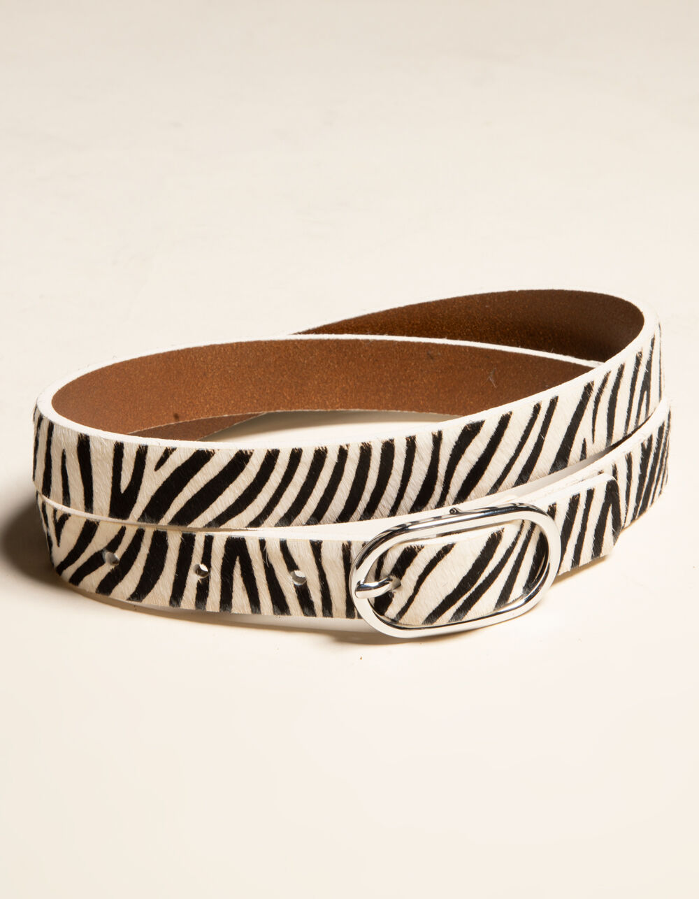 Zebra Print Belt - SILVE | Tillys