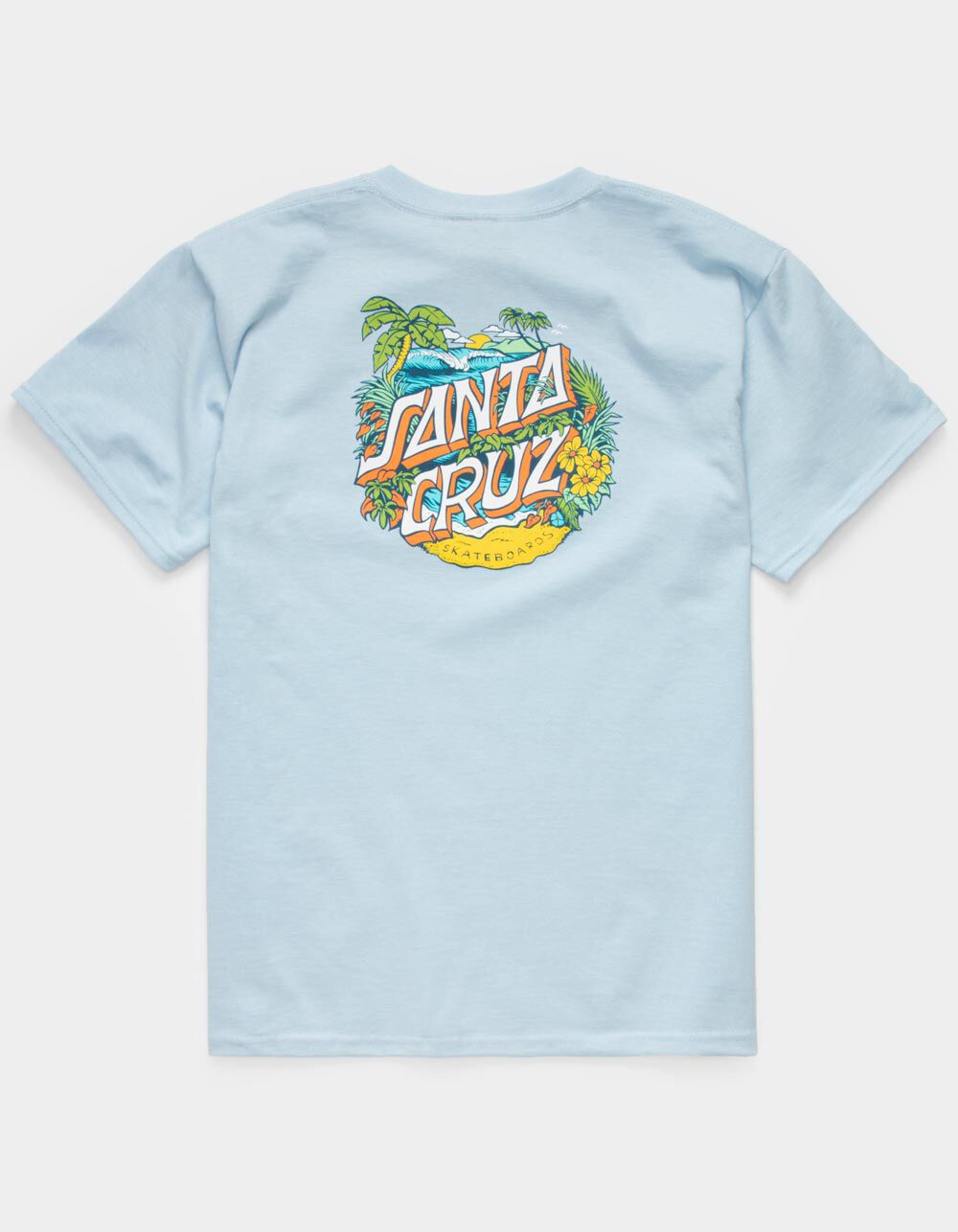 SANTA CRUZ Aloha Dot Boys Light Blue T-Shirt - LIGHT BLUE | Tillys