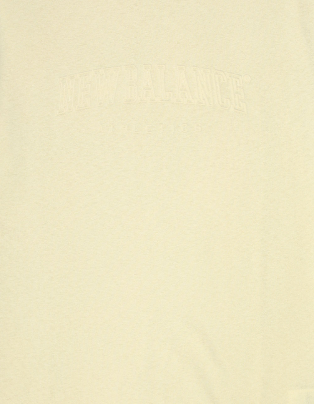 NEW BALANCE Embossed Varsity Jersey Mens Tee - SAND