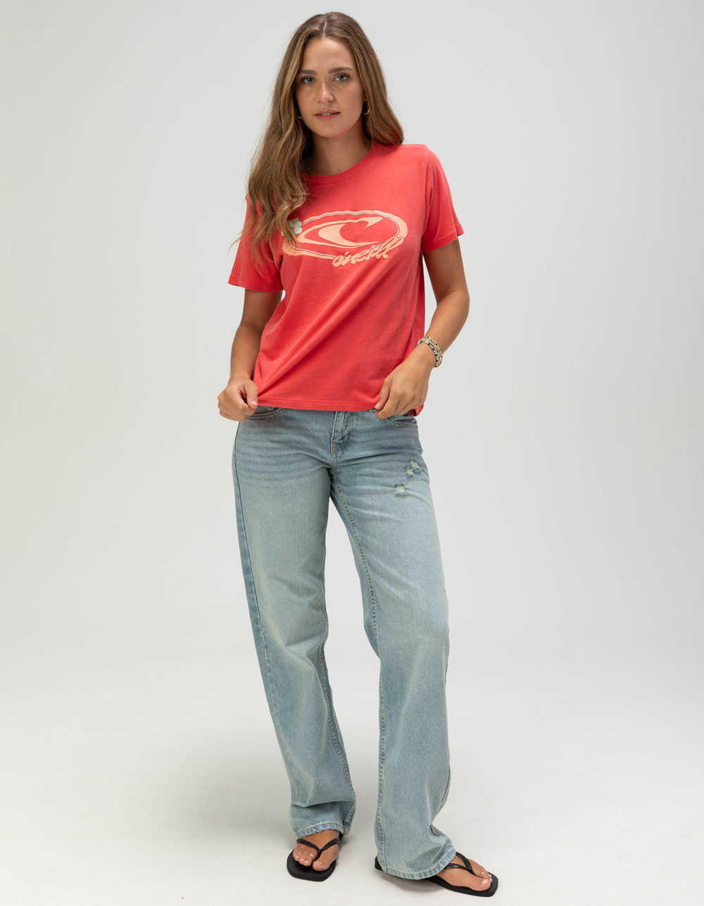 O'NEILL Archive Womens Boy Tee - RED