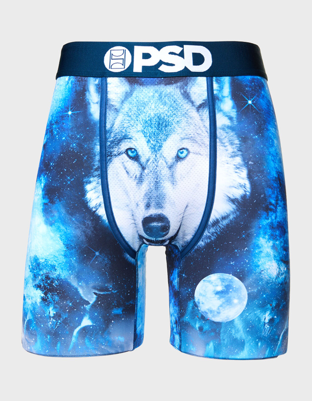 PSD Night Wolf Mens Boxer Briefs - MULTI