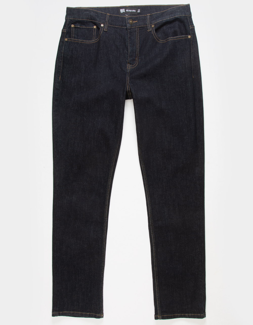 RSQ Mens Relaxed Taper Jeans - DK DENIM