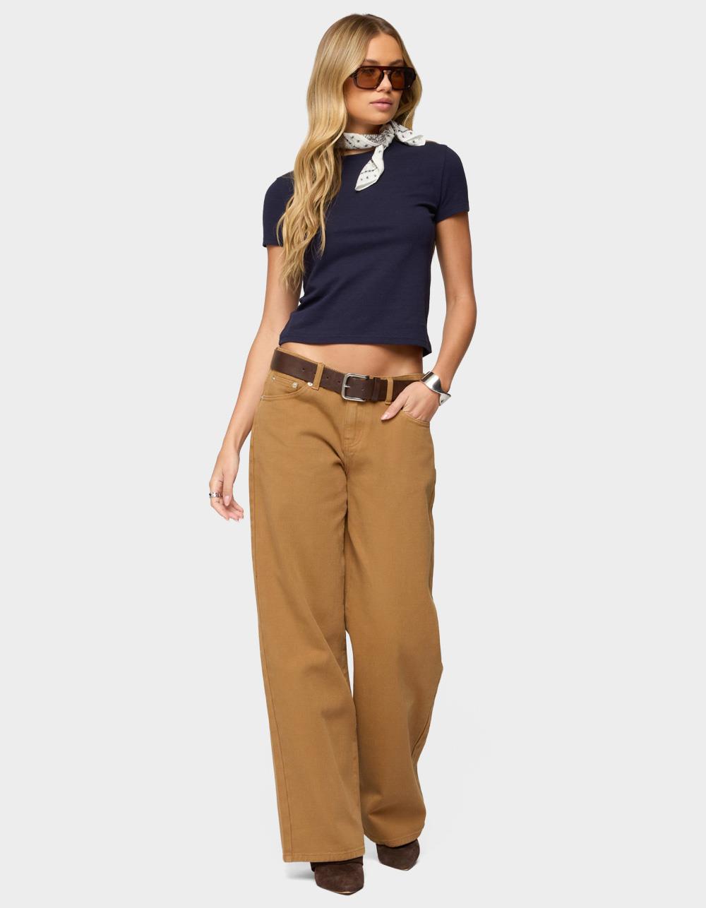 EDIKTED Natalie Tee - NAVY