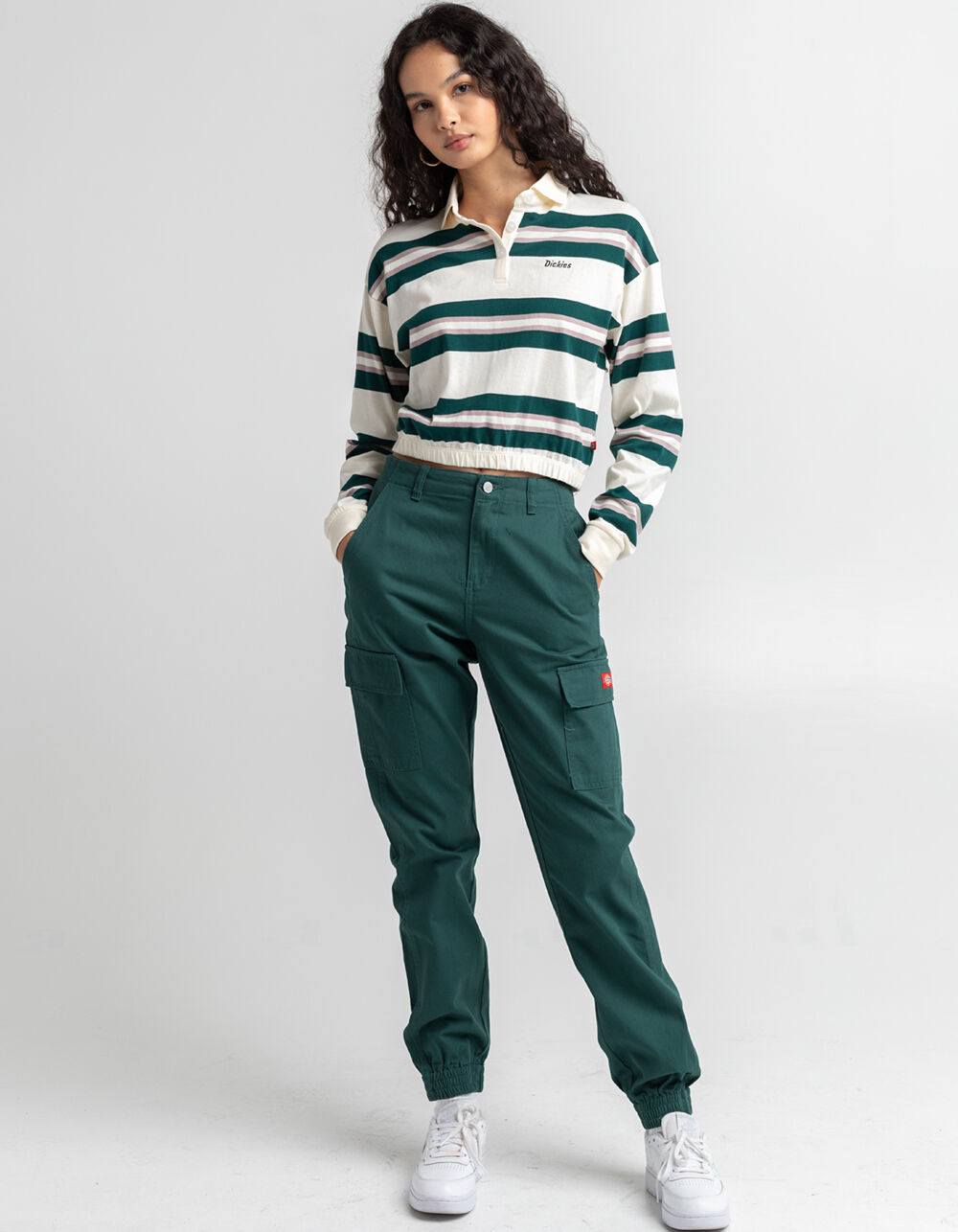 DICKIES Cargo Womens Jogger Pants FOREST Tillys