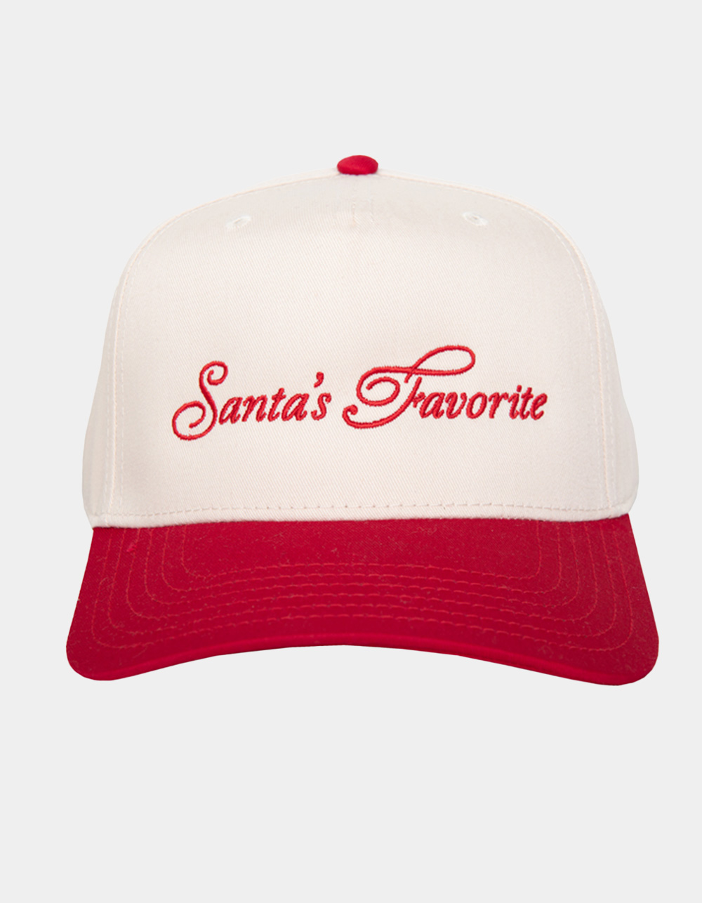 KATYDID Santa's Favorite Two-Toned Hat - RED