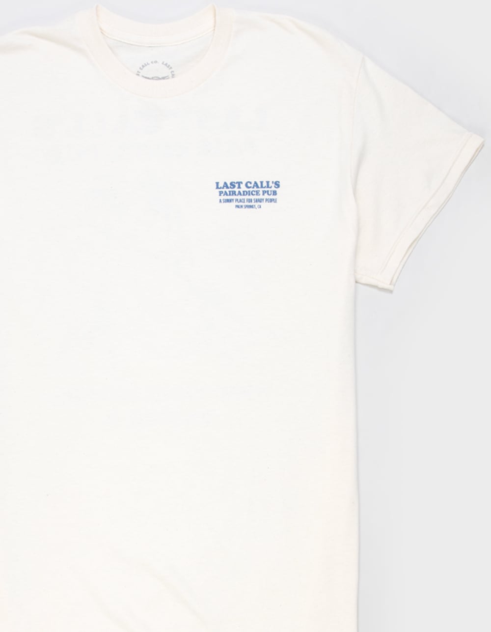 LAST CALL CO. Pairadice Pub Mens Tee - NATURAL