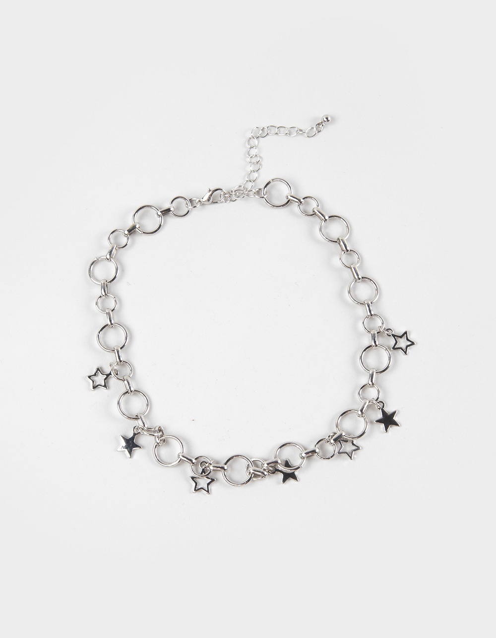 FULL TILT Chain Link Star Charm Necklace - SILVER