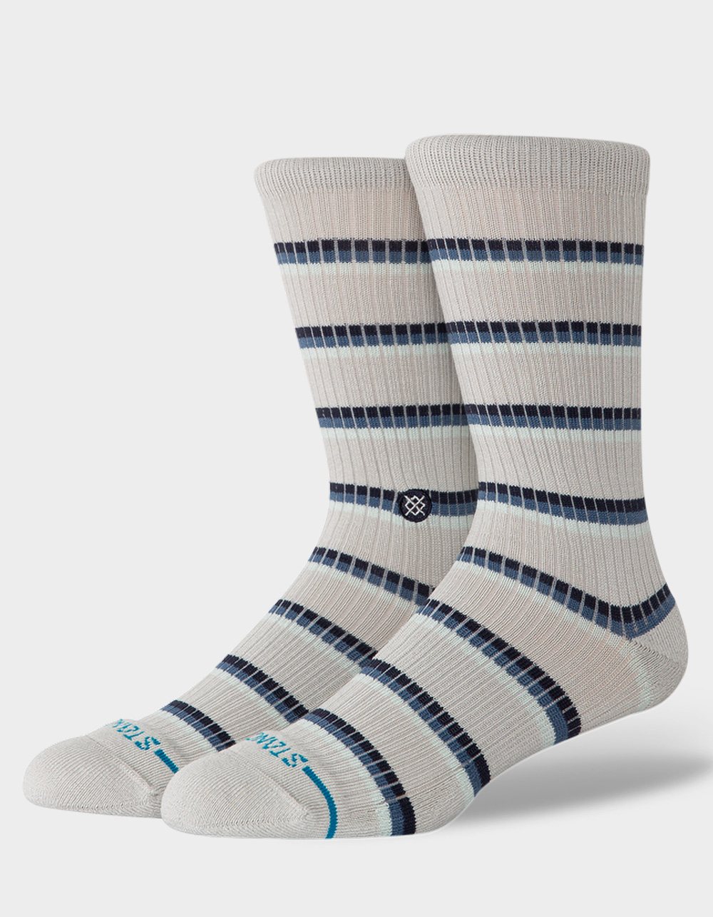 STANCE Multistripe Mens Ribbed Crew Socks - MULTI