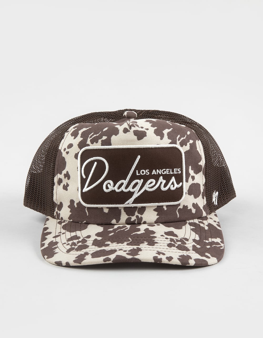 47 BRAND Los Angeles Dodgers Bessie '47 Hitch Womens Trucker Hat - BROWN COMBO