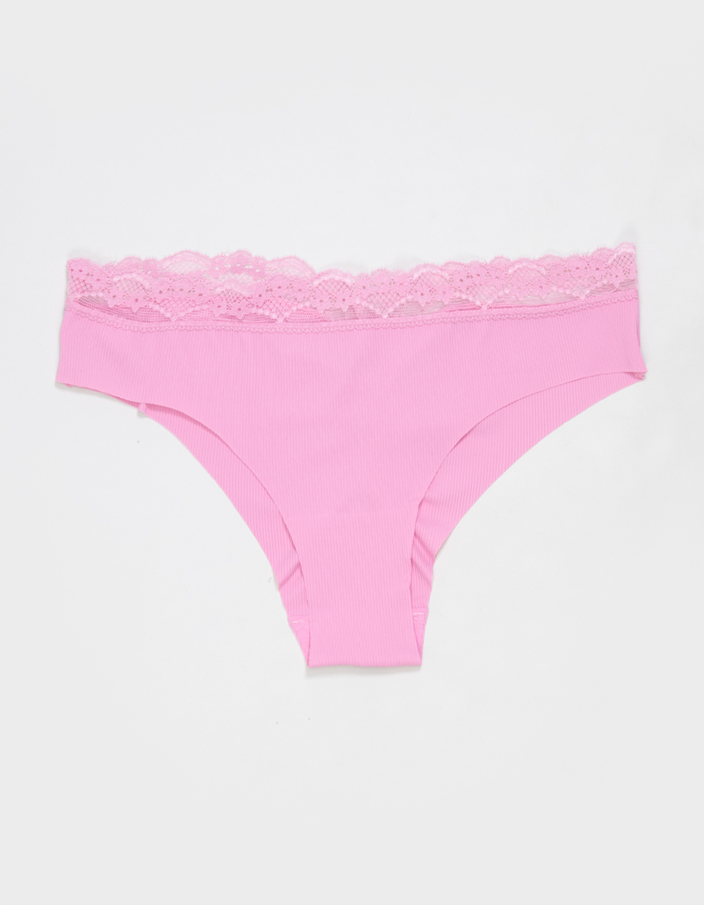 FULL TILT Lasercut Lace Waist Cheeky Panties - PINK