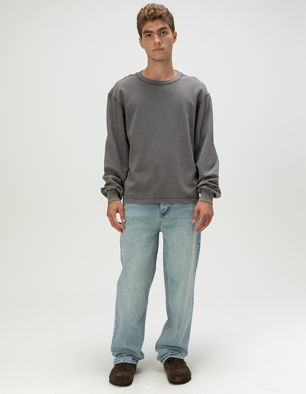 RSQ Mens Loose LIGHT WASH Jeans