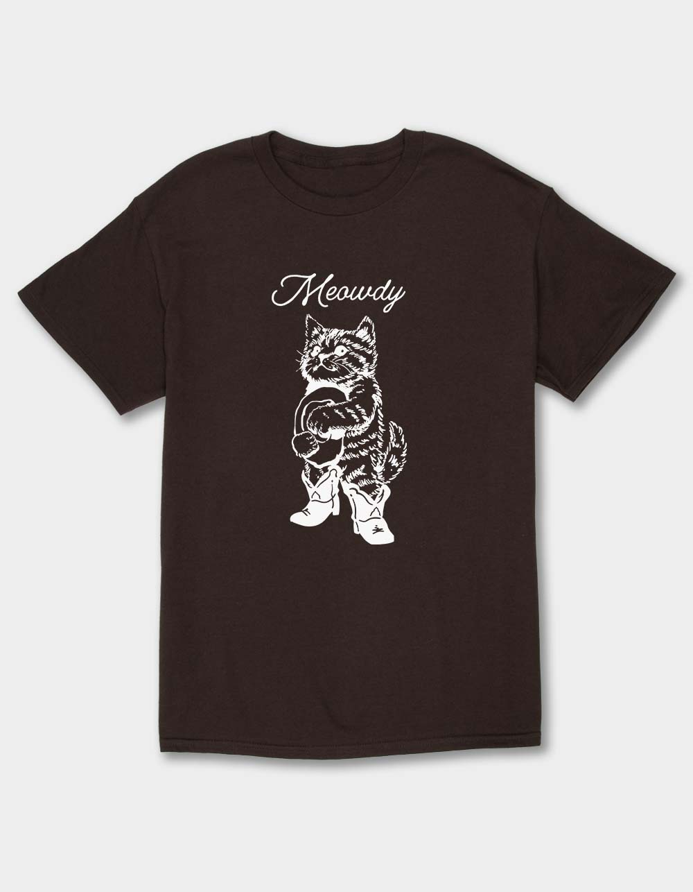 CAT Meowdy Unisex Tee - CHOCOLATE