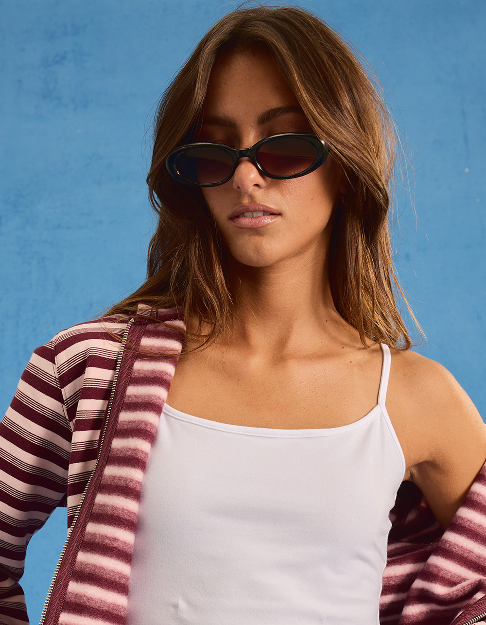 RSQ Plastic Oval Sunglasses