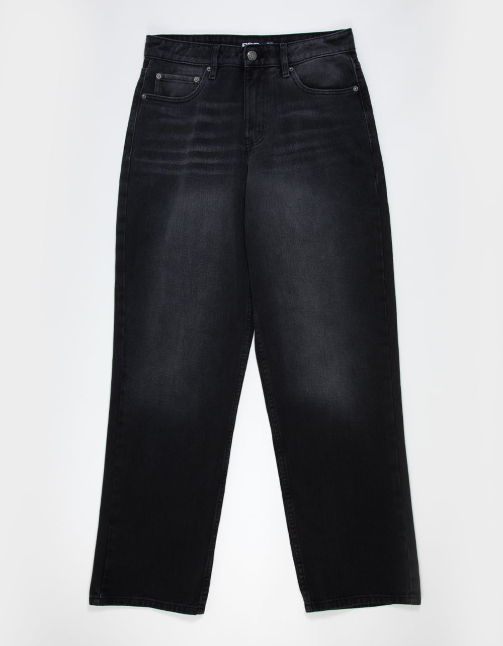 RSQ Mens Patches Baggy Jeans - WASHED BLACK