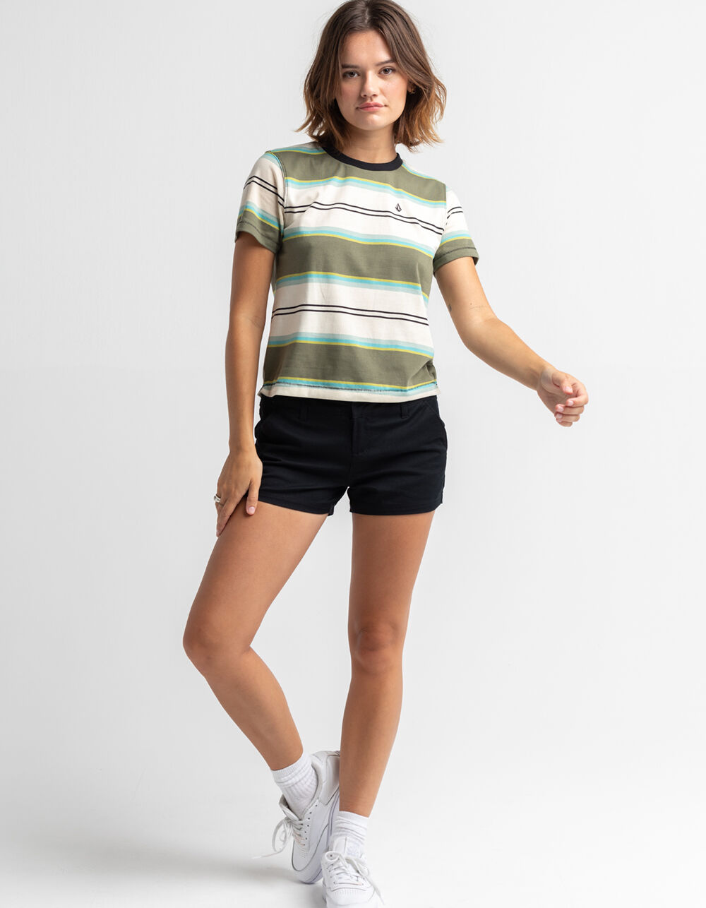 VOLCOM Frochickie Womens Chino Shorts 