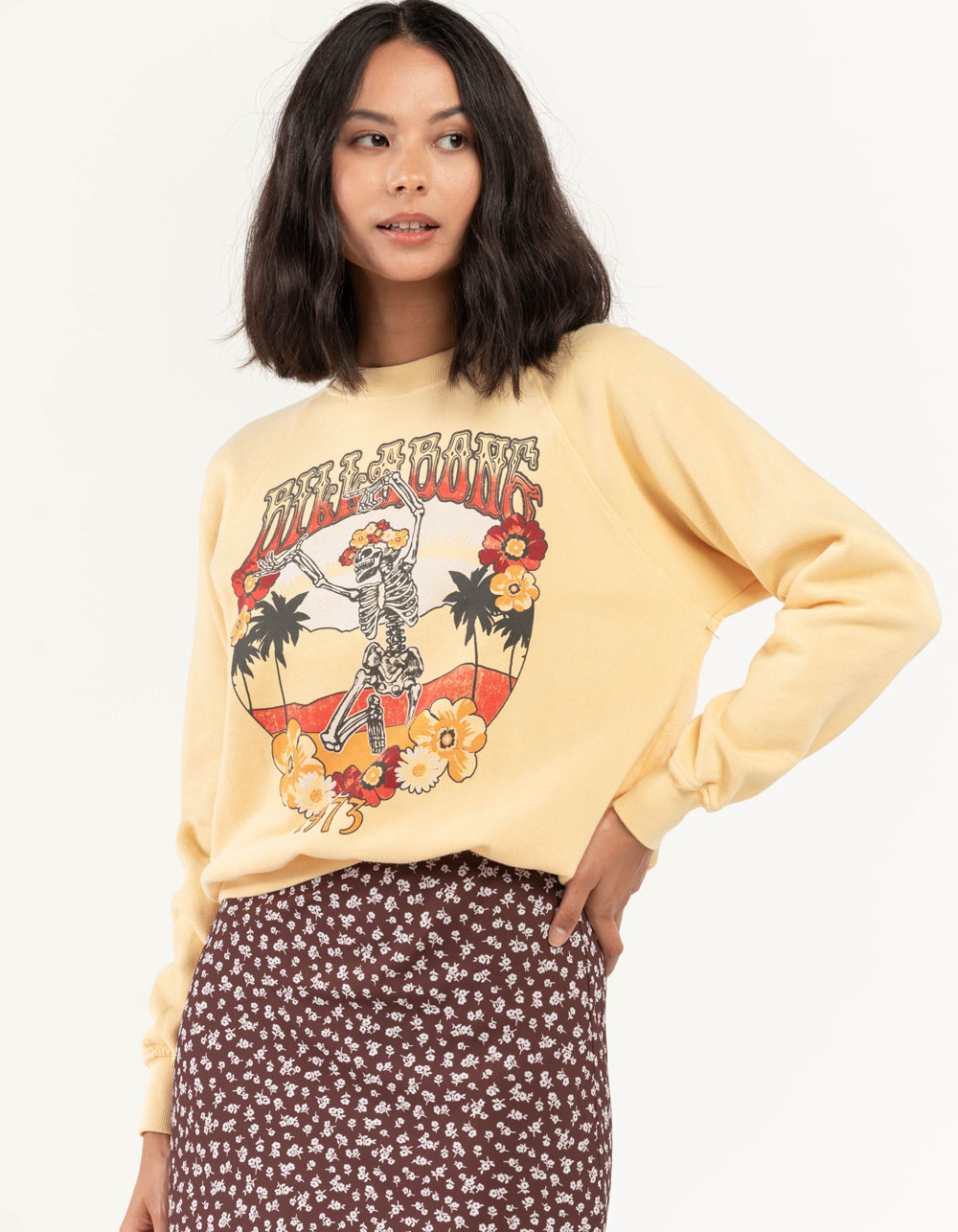 BILLABONG Shrunken Womens Crewneck 