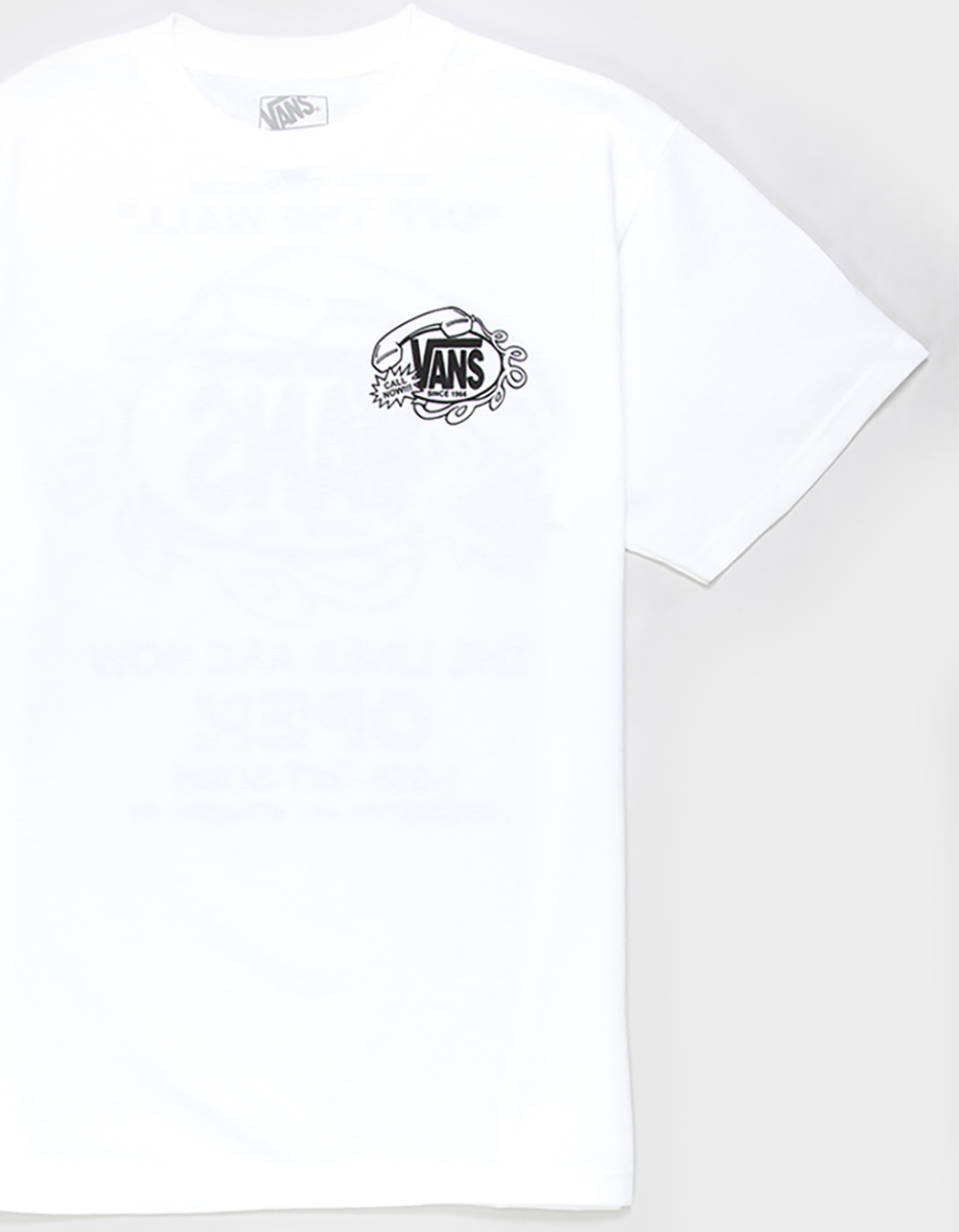 VANS Hot Lines Mens Tee - WHITE