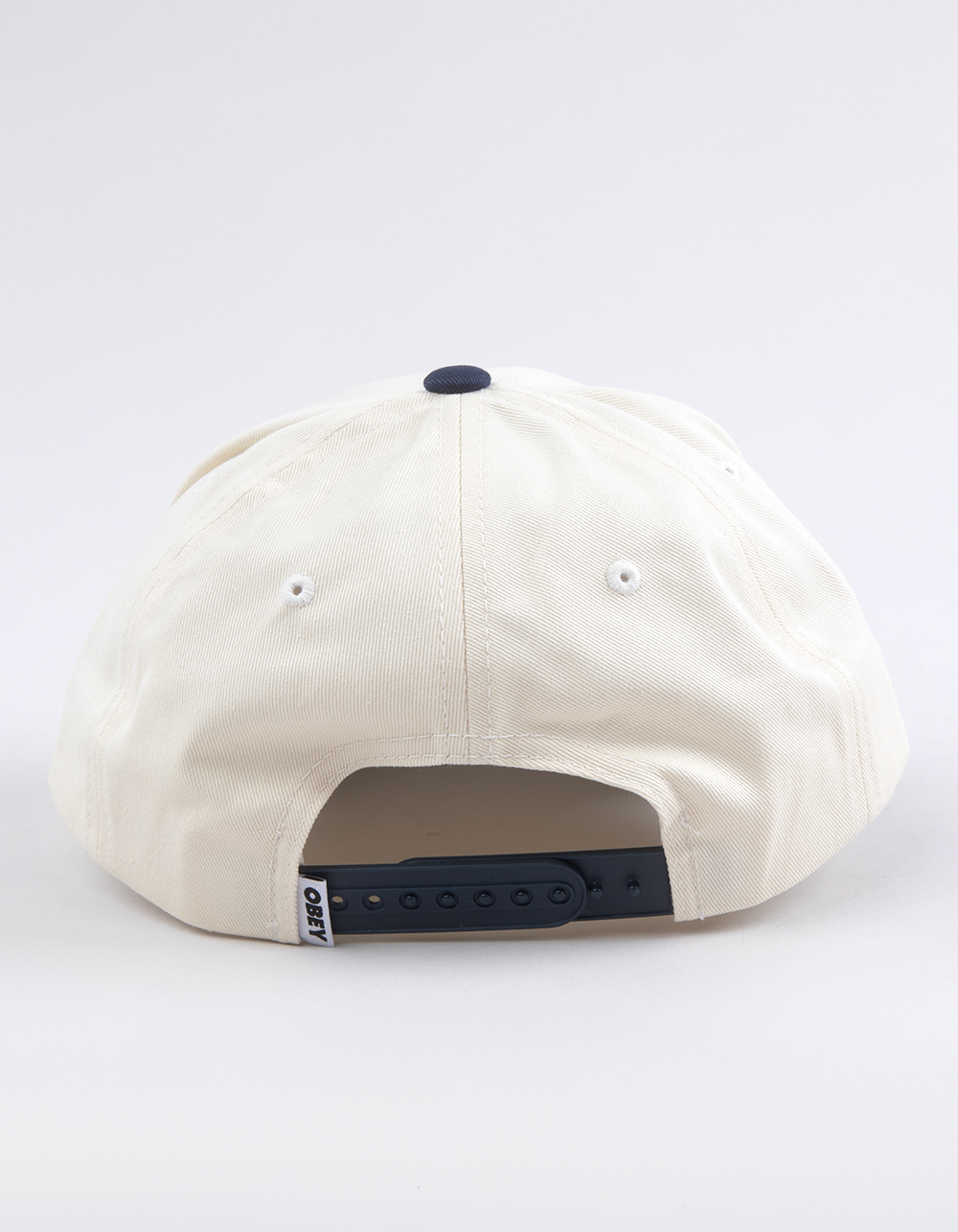 OBEY Head Jazz Records 5 Panel Snapback Hat - BLUE COMBO