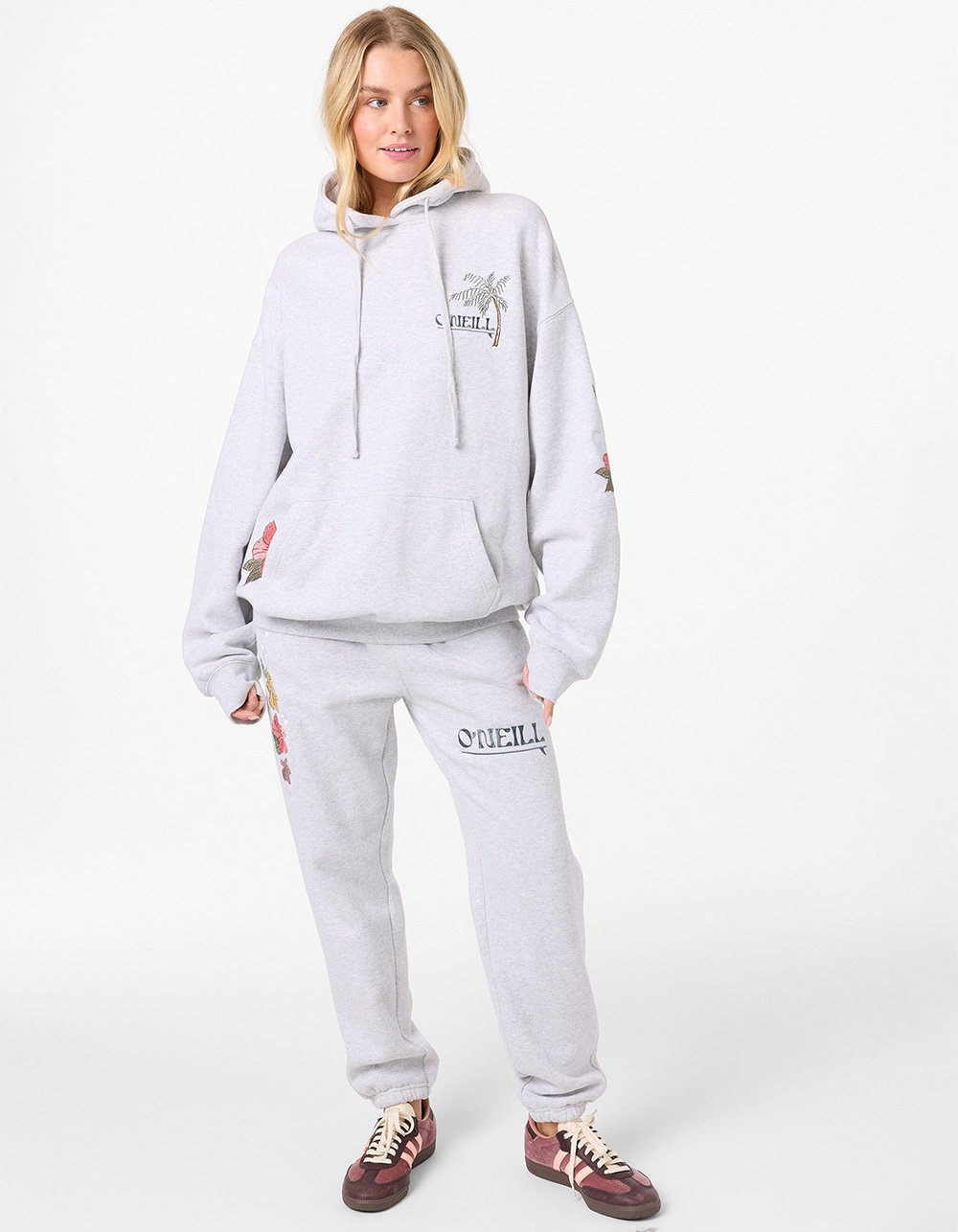 O'NEILL Lush Womens Oversized Hoodie - HEATHER GRAY