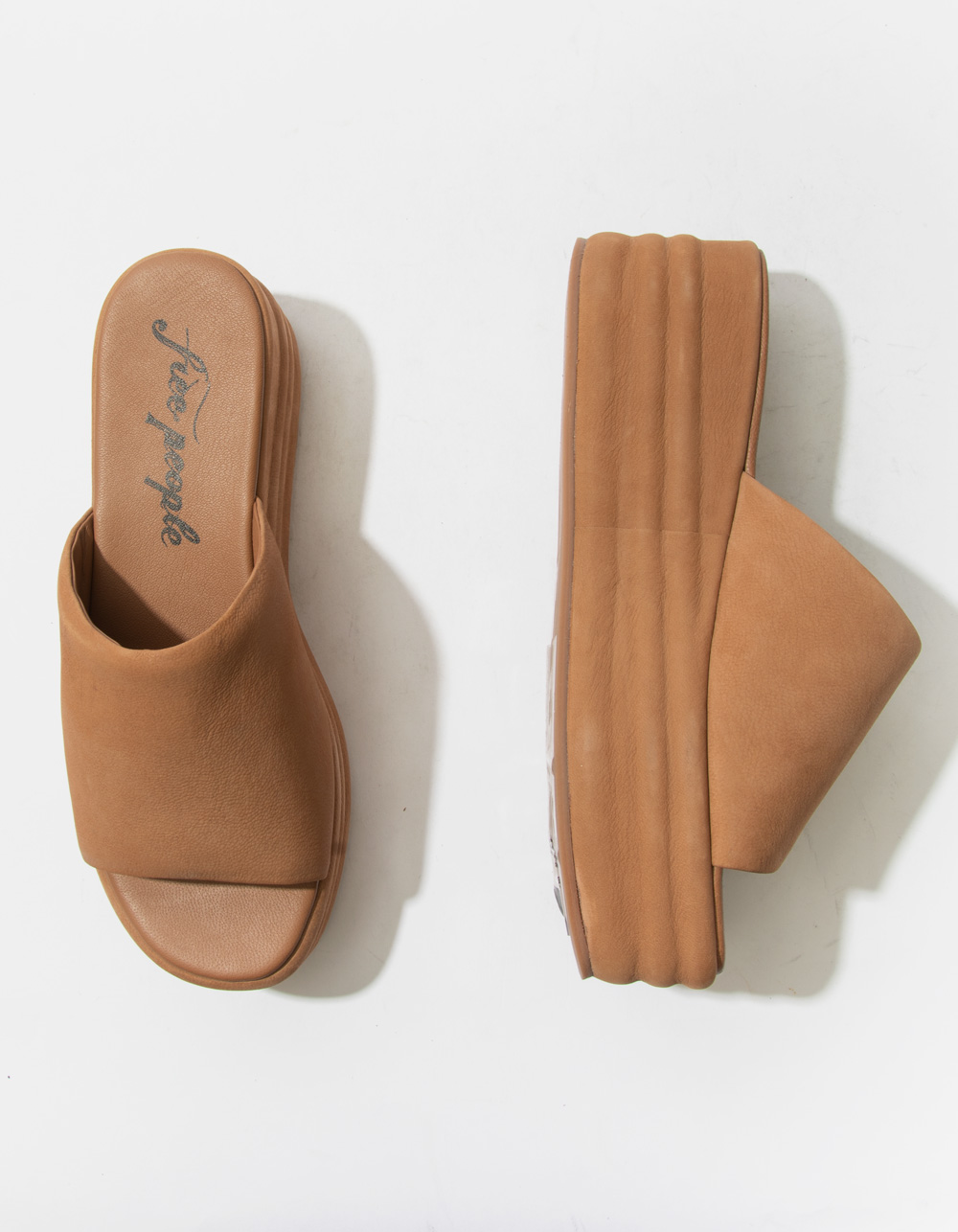 FREE PEOPLE Harbor Womens Flatform Sandals - TAN - OB1085034