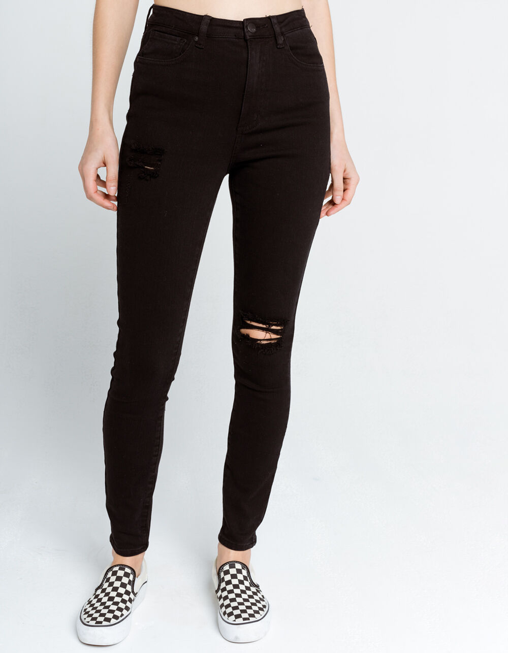 RSQ Super High Rise Womens Jeggings - BLACK DENIM