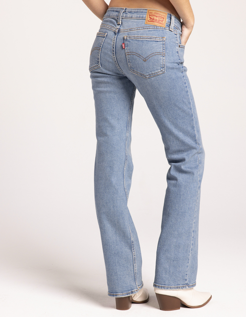 LEVI'S Superlow Boot Womens Jeans - MEDIUM INDIGO | Tillys