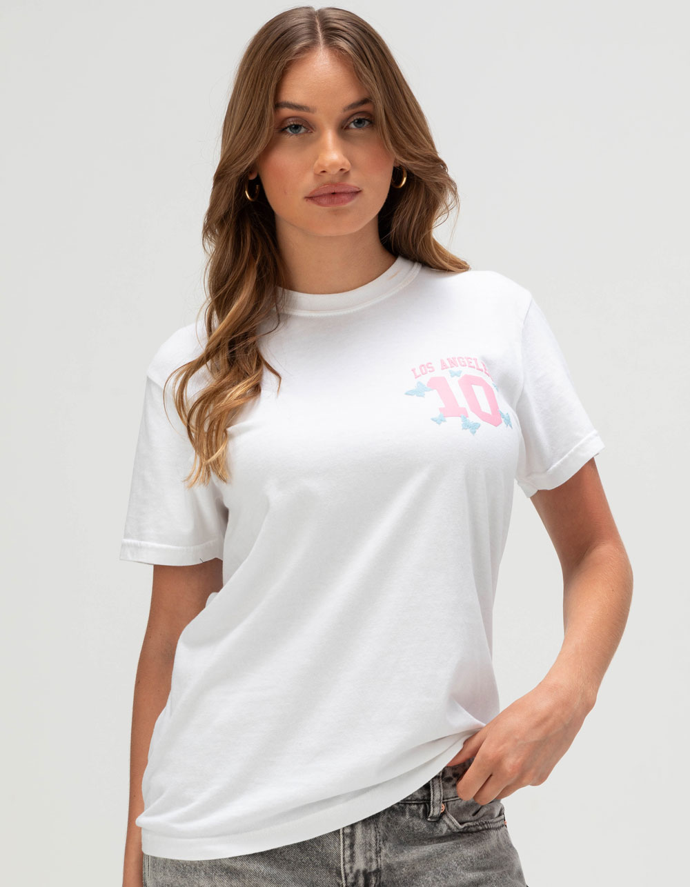 RIOT SOCIETY LA Butterfly Womens Tee - WHITE